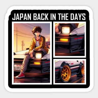 Back in the days in JAPAN Sticker